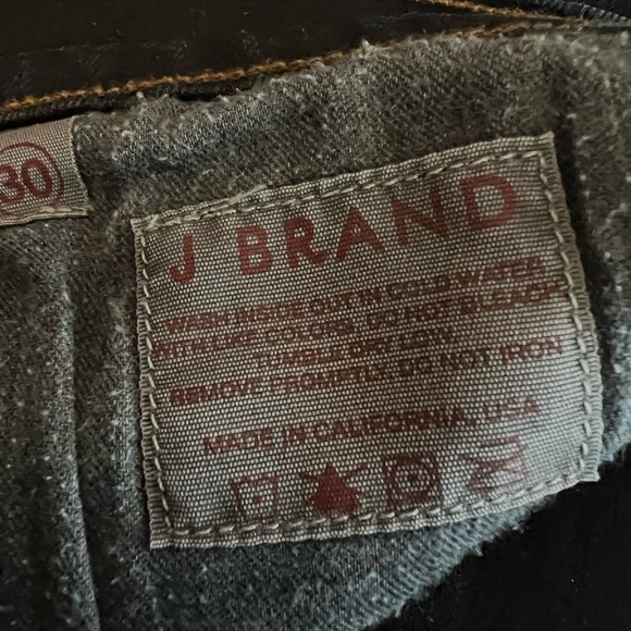 J. BRAND BOOT LEG DARK WASH JEANS STYLE 818 BLK SIZE 30 - Picture 4 of 4